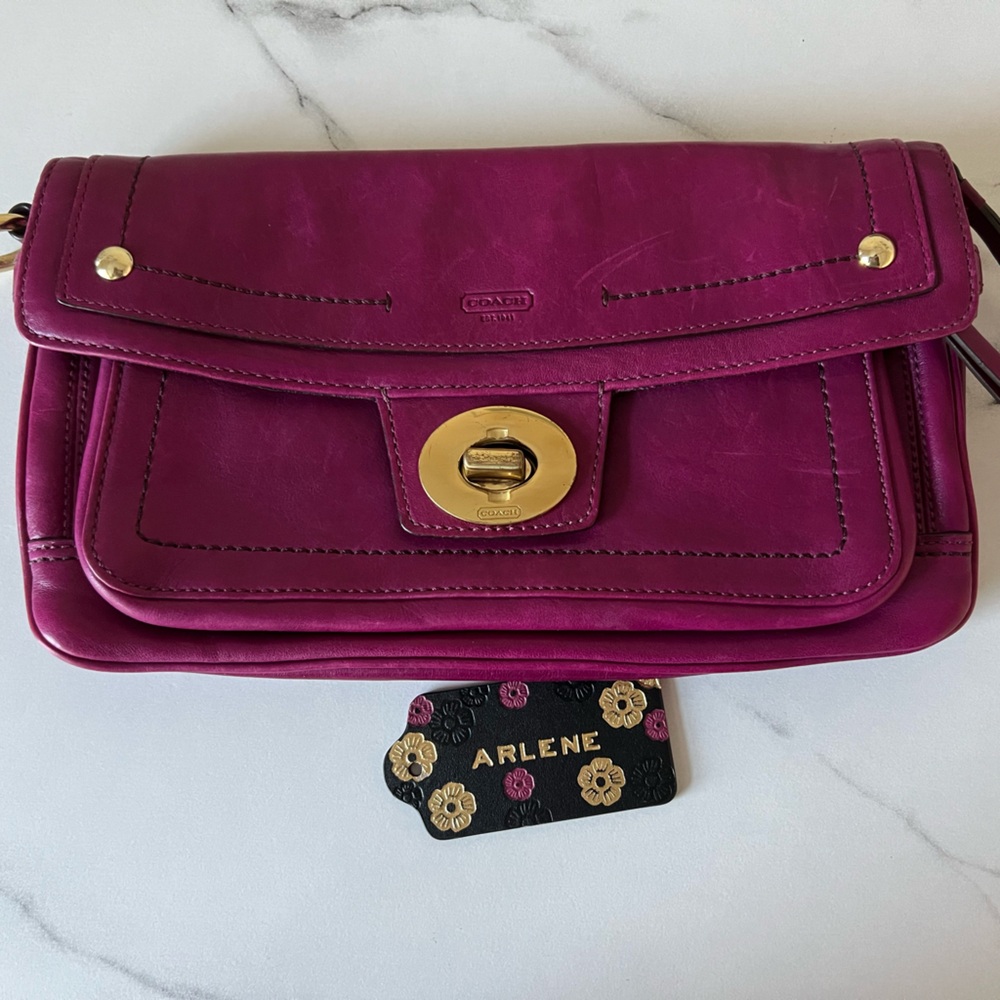 VGUC Coach Hampton Lindsey TurnLock Clutch
Large 12450
